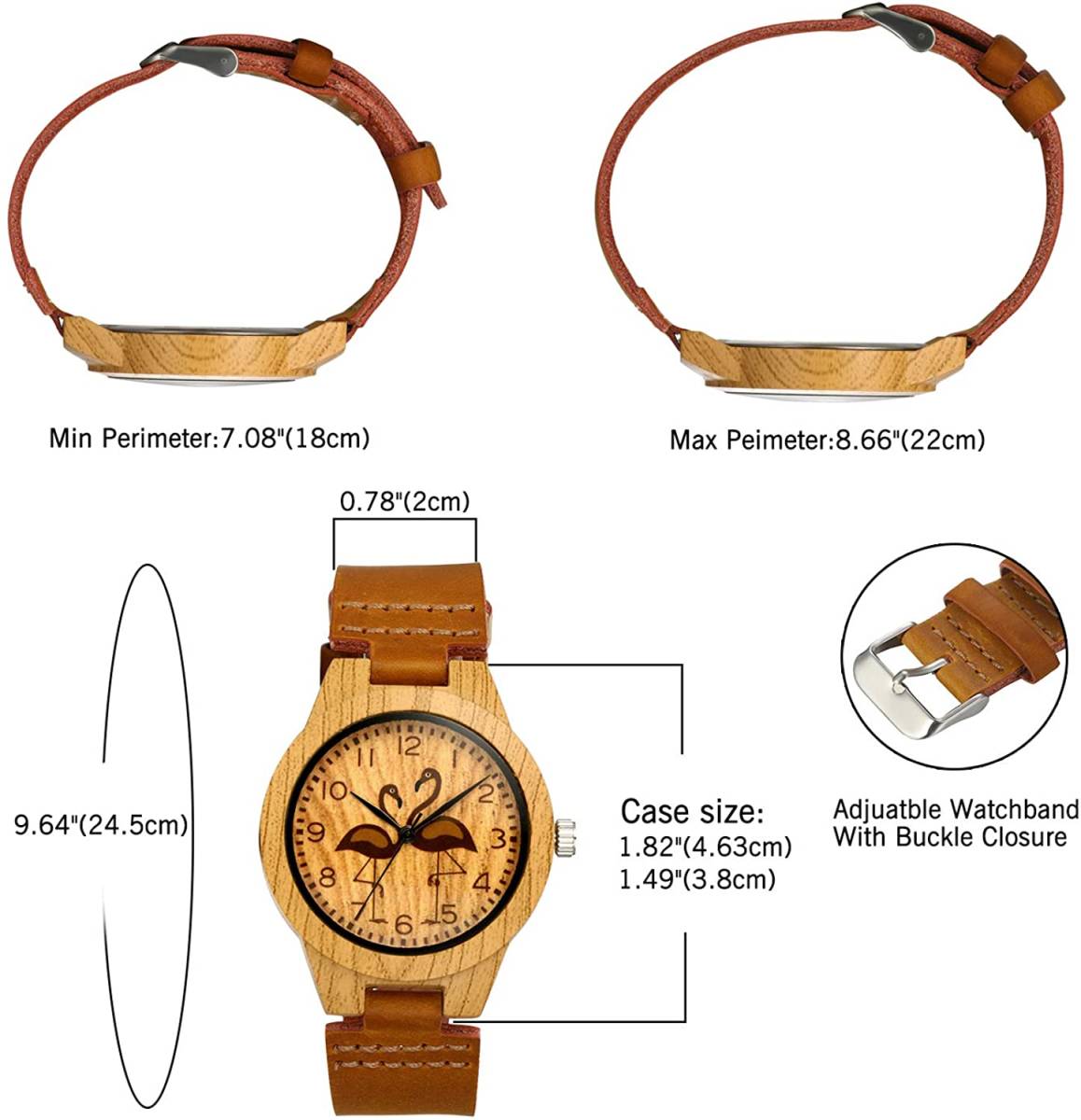    ... хороший  дизайн      наручные часы   кварцевый   коричневый   легкий (по весу)   водонепроницаемый   женский  ...  повседневный   часы   часы    антиквариат   женщина   подарок 