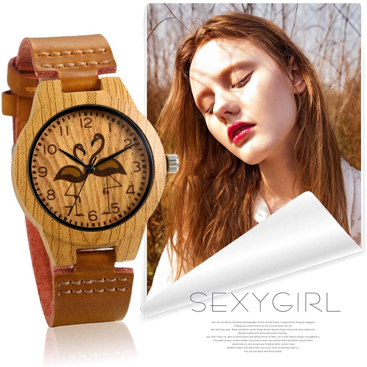    ... хороший  дизайн      наручные часы   кварцевый   коричневый   легкий (по весу)   водонепроницаемый   женский  ...  повседневный   часы   часы    антиквариат   женщина   подарок 