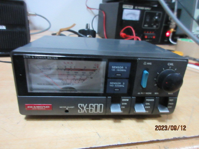 ダイヤモンド アンテナ POWER SWR計 SX-600 1,8 525Mhz の入札