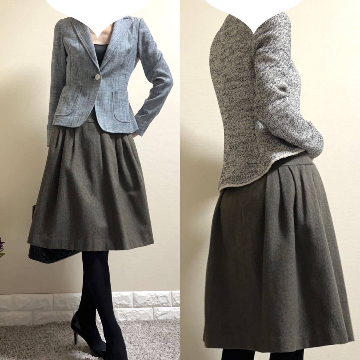 マーガレットハウエル MARGARET HOWELL Ⅱ M ツイードスカート