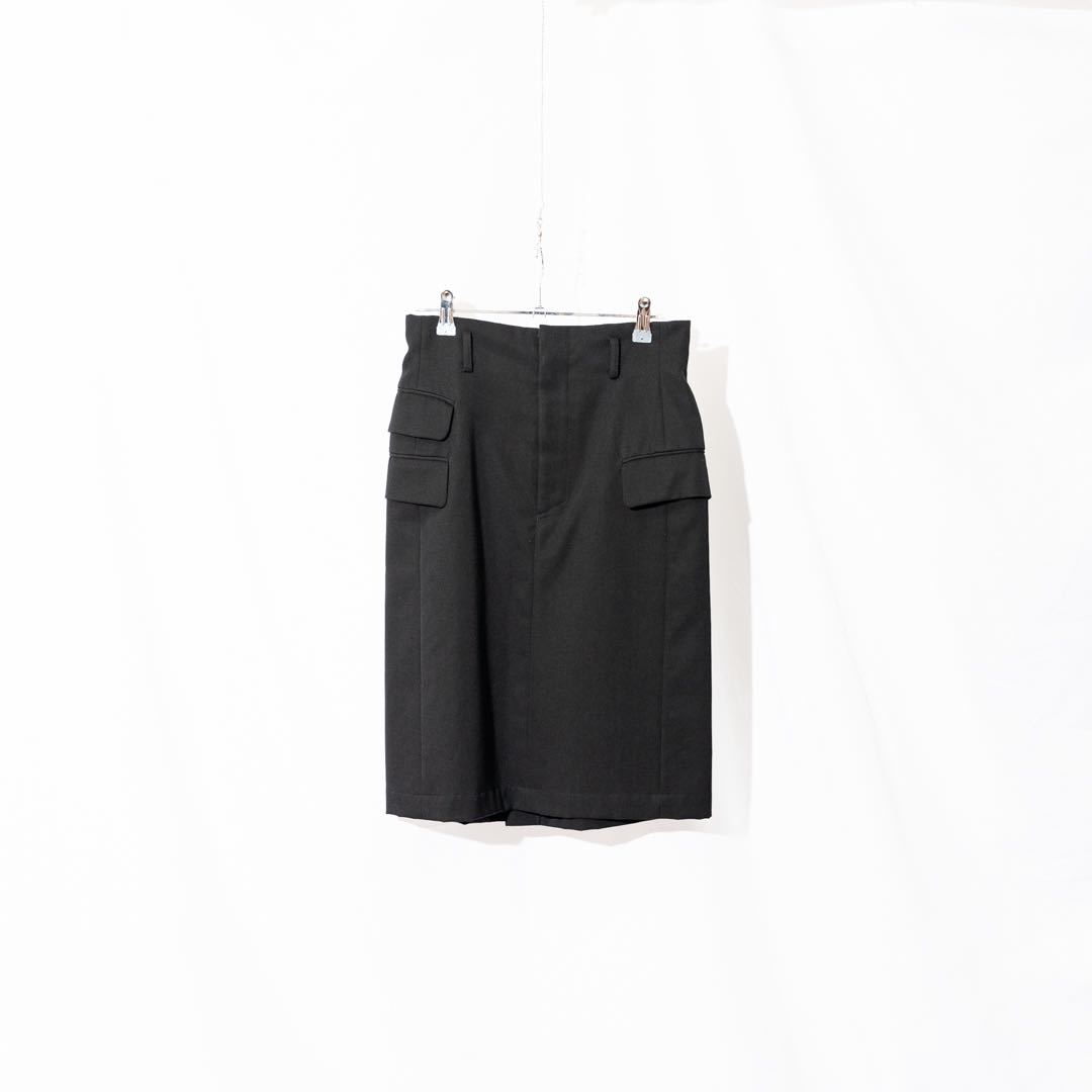 【モードな雰囲気】tricot COMME des GARCONS モードデザイン ひざ丈スカート