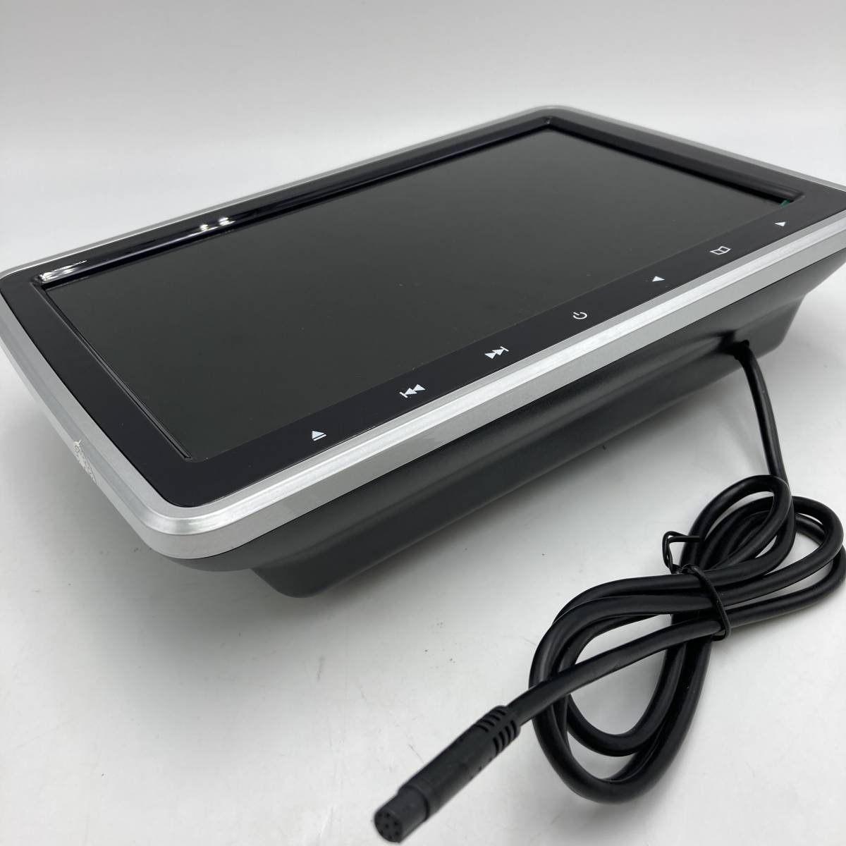 【訳あり】URVOLAX ヘッドレストモニター10.1インチ大画面モニター HDMI対応 上側スロットイン式 車載用DVDプレーヤー /Y10427-T3