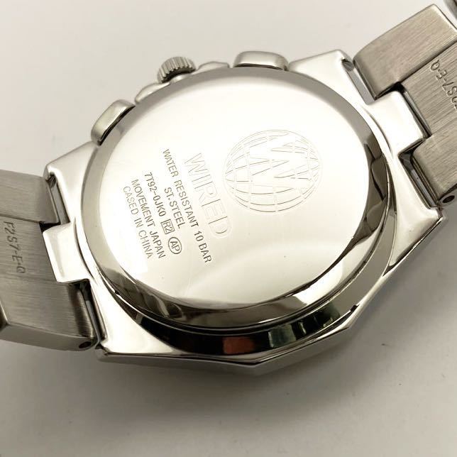 美品 電池新品 送料込 セイコー SEIKO ワイアード WIRED クロノ 美品 電池新品 送料込 セイコー SEIKO ワイアード WIRED クロノ