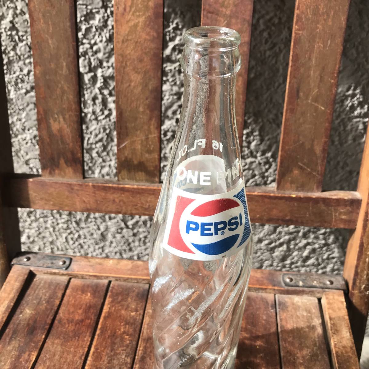 70's〜 アメリカンヴィンテージ　PEPSI COLAペプシコーラ瓶(B) /USAアンティーク50's60's雑貨ファイヤーキング 西海岸カリフォルニア_画像2