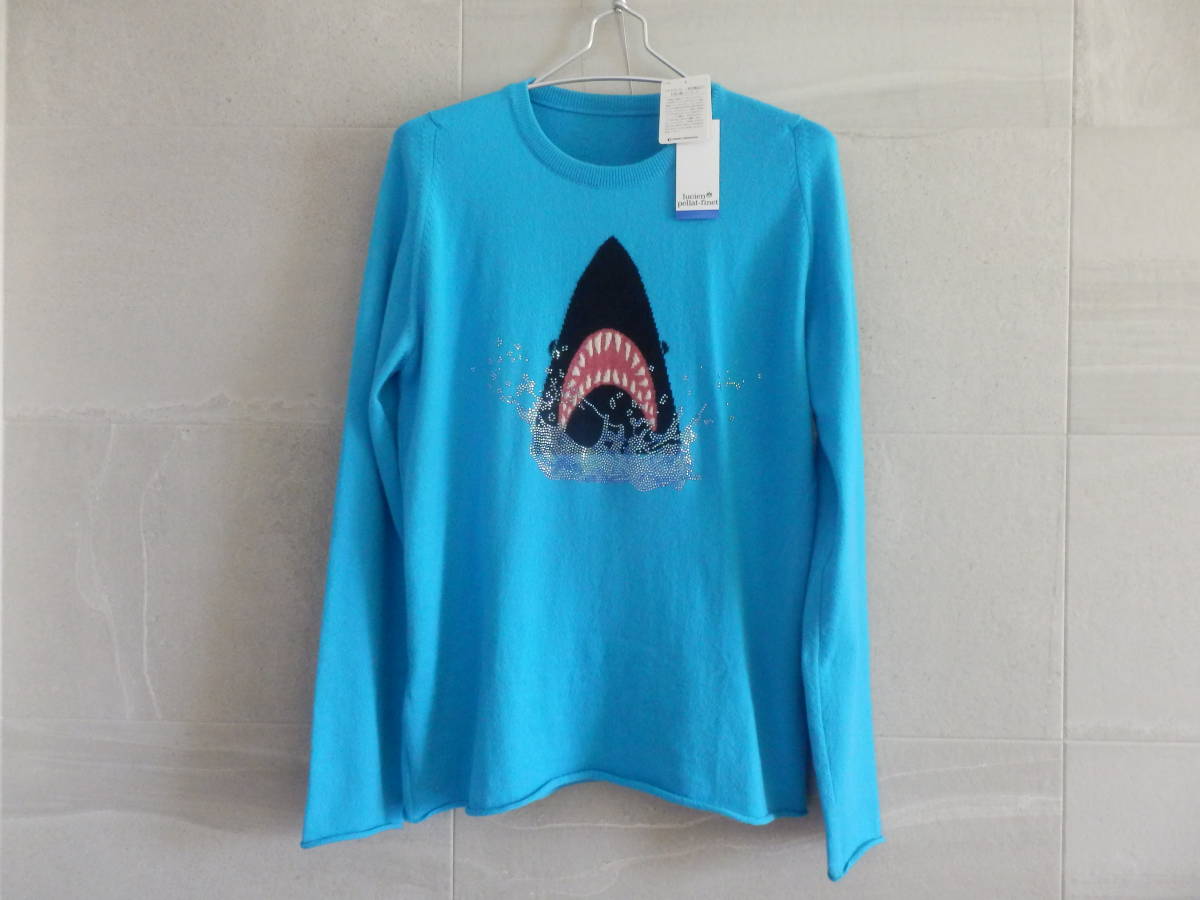 【未使用】ルシアンペラフィネ JAWS ジョーズ スワロ カシミヤ ニット L 名作 希少 激レア 即完売 紙タグ付_画像1