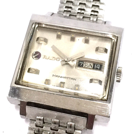 ヤフオク! - ラドー マンハッタン デイデイト 自動巻き オートマチック...