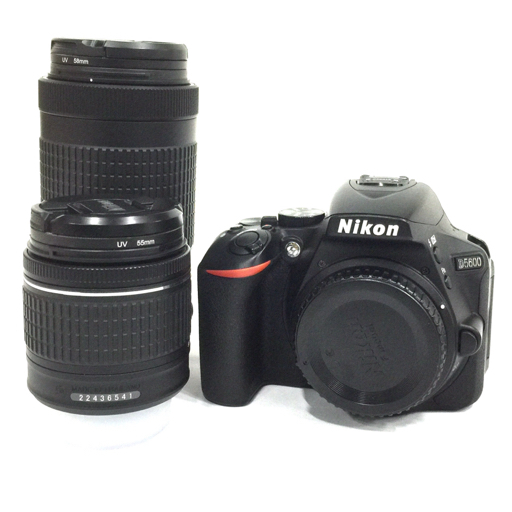 1円 Nikon D5600 AF-P DX NIKKOR 70-300mm 1:4.5-6.3G ED 18-55mm 1
