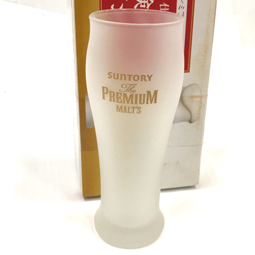 サントリー プレミアムモルツ オリジナル ワイングラス 他 フロスト仕様 感動体験グラス 箱付き 計3点 セットの画像7