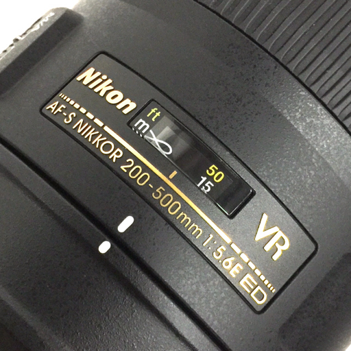 1円 Nikon VR AF-S NIKKOR 200-500mm 1:5.6E ED カメラレンズ オートフォーカス_画像8
