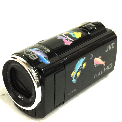 Sản phẩm JVC Everio GZ-E241-B ブラック 60x ビデオカメラ 動作確認済み