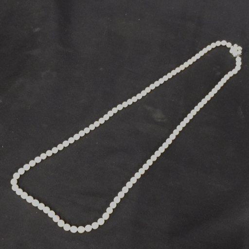 人気ブランドを K14WG刻印 金具 ネックレス 真珠 パール 1円 総重量約