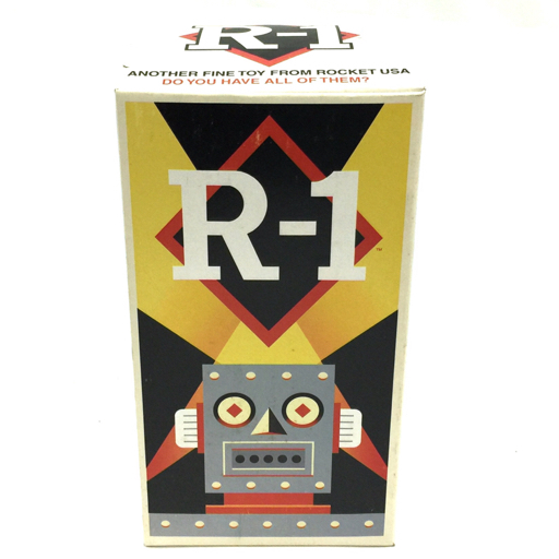 増田屋 R-1 ブリキ ロボット ホビー おもちゃ 現状品 玩具 保存箱付きの画像9