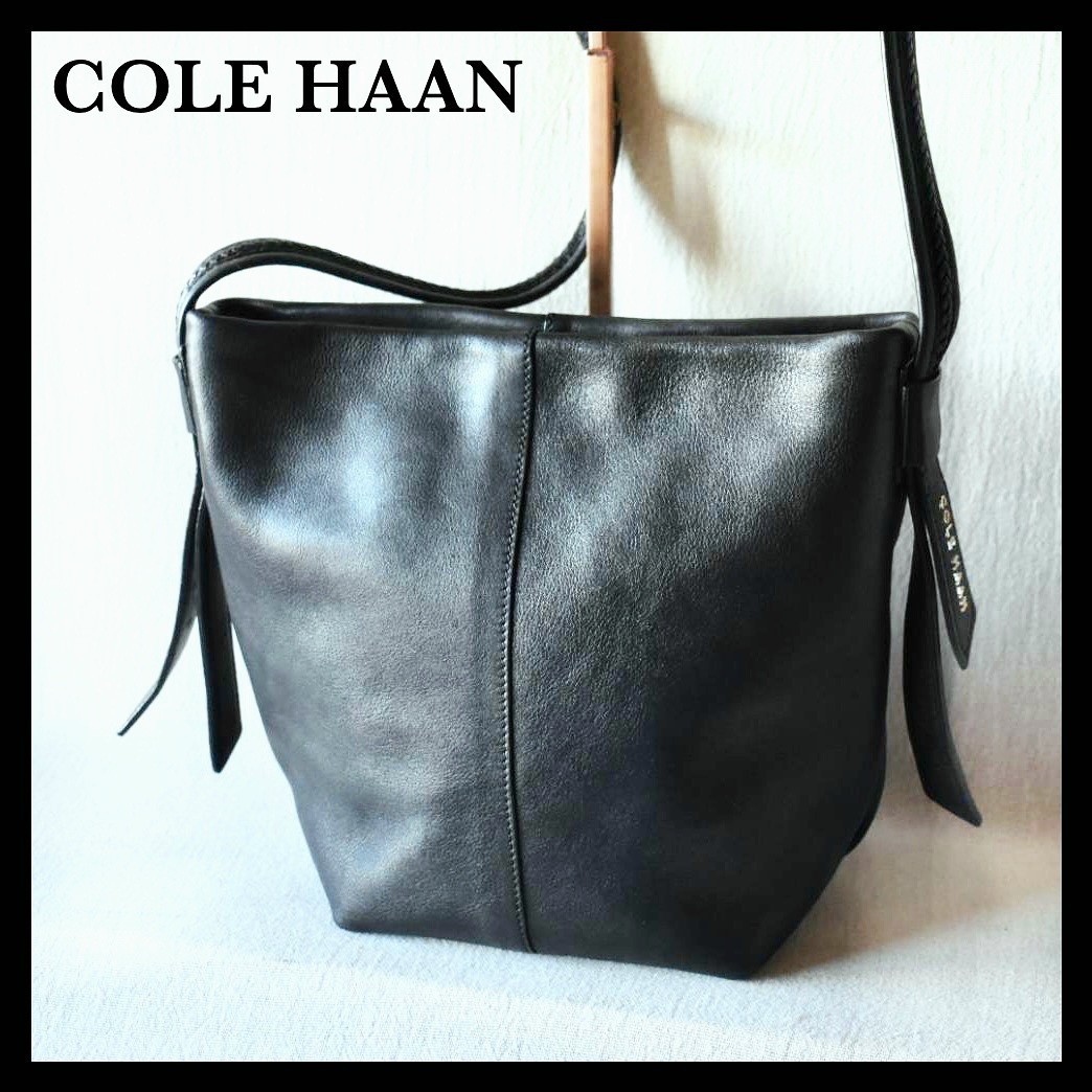 最低価格の コールハーン HAAN COLE 美品 シルバー金具 肩掛け