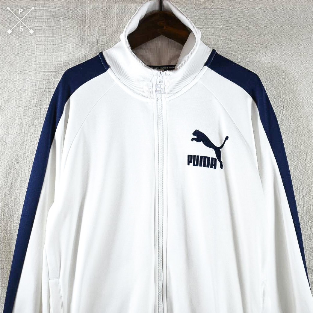 希少 あいみょん PUMA プーマ トラックジャケット ジャージ 赤 紺 ロゴ-