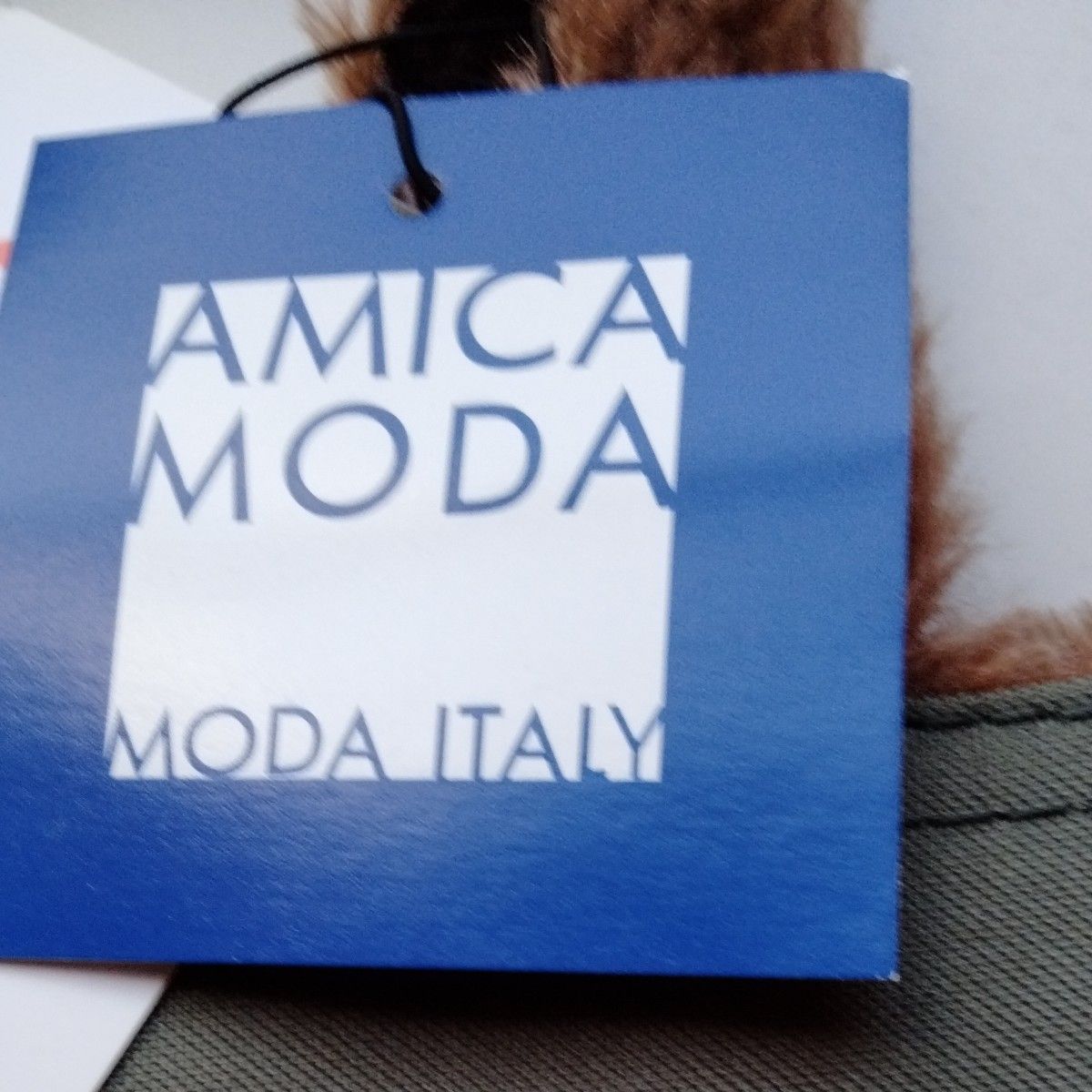 新品未使用　AMICA MODA　くまちゃんミニトートバッグ