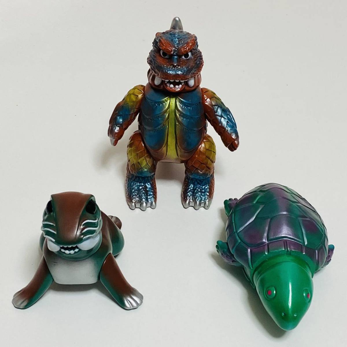 【美品】Marmit マーミット ビニパラベビー ウルトラQ 登場 ゴメス ガメロン トドラ セット ソフビ フィギュア_画像1