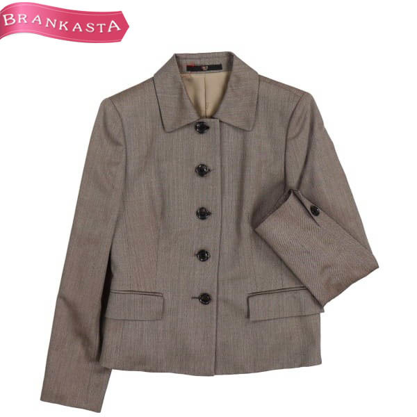 最新情報 長袖 ステンカラージャケット 【美品】DAKS/ダックス ウール