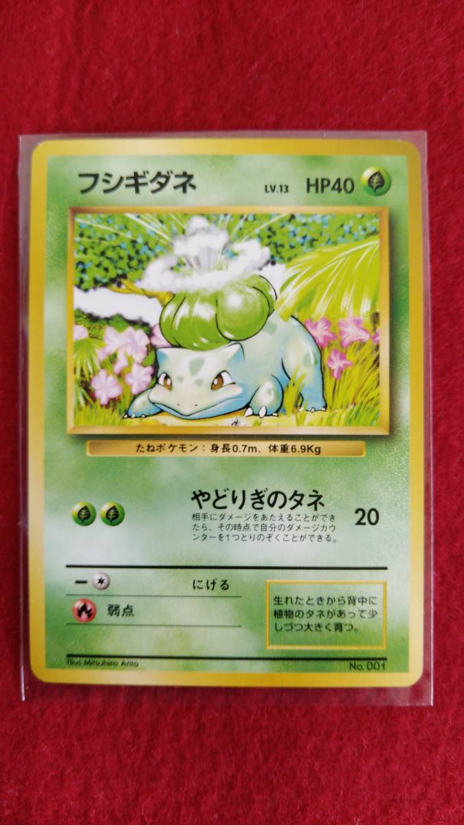 ポケモンカード 旧裏面 フシギダネ LV.13 HP40 マークなし No.001