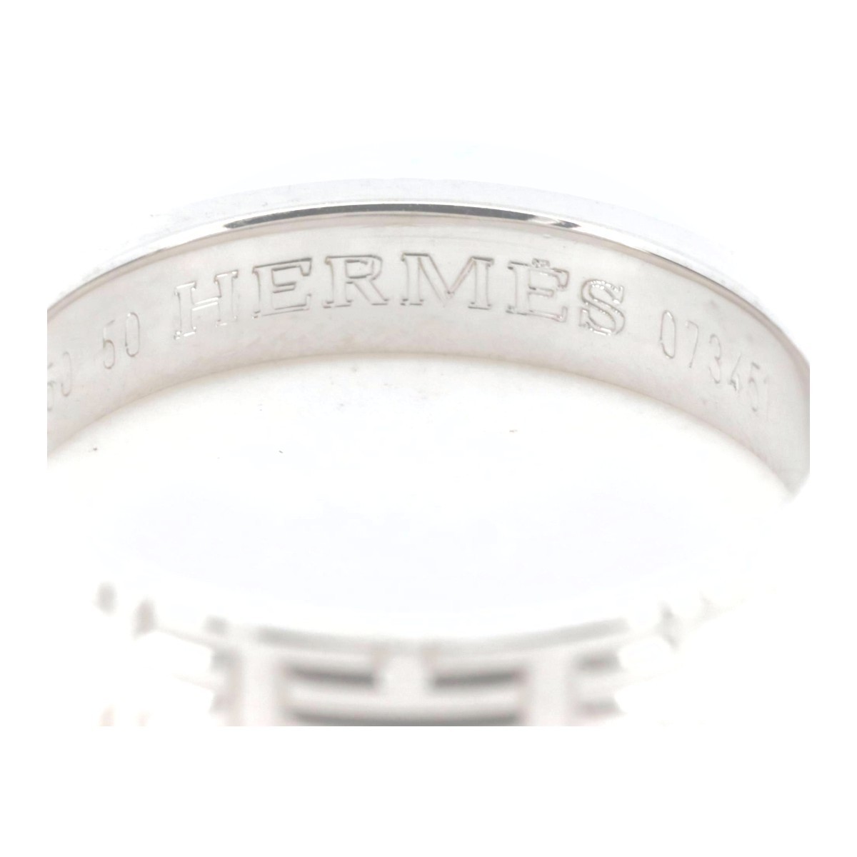エルメス キリム リング 指輪 10号 K18WG(18金 ホワイトゴールド) 質屋出品_画像3