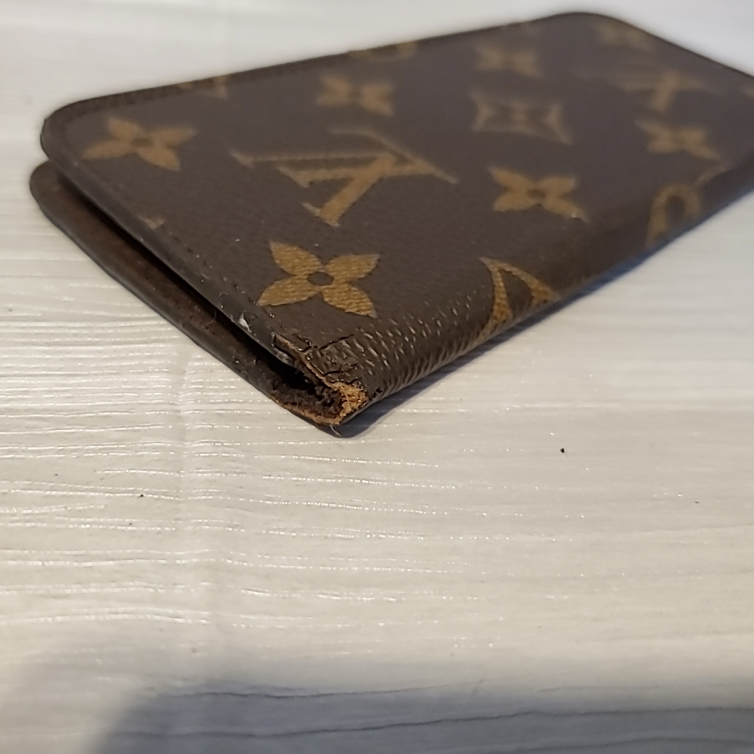 1840 即決 LOUIS VUITTON ルイヴィトン アイフォンケース iPhone7 8 SE フォリオ レザー スマホ カバー モノグラム スマホケース_画像4