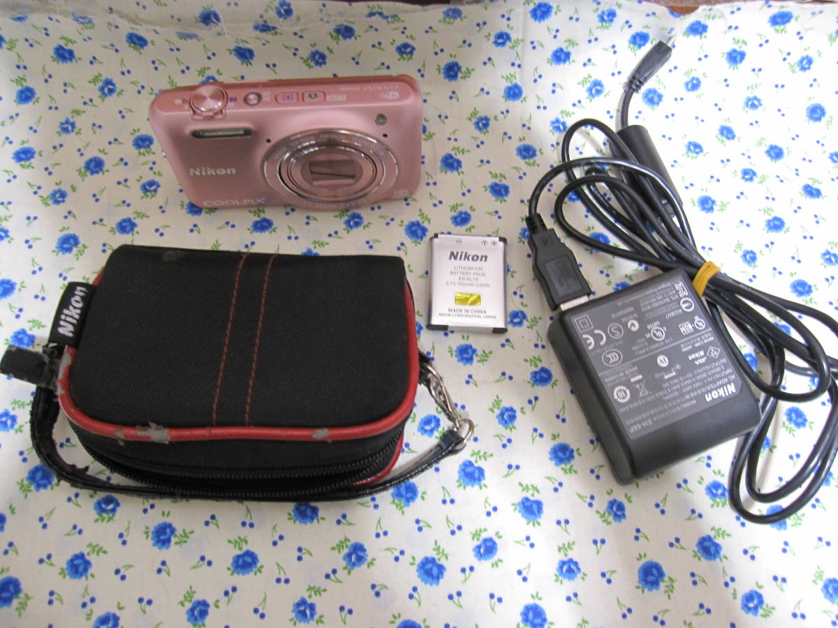 同梱不可】 nikon coolpix s6600 ピンク 動作確認済み ニコン