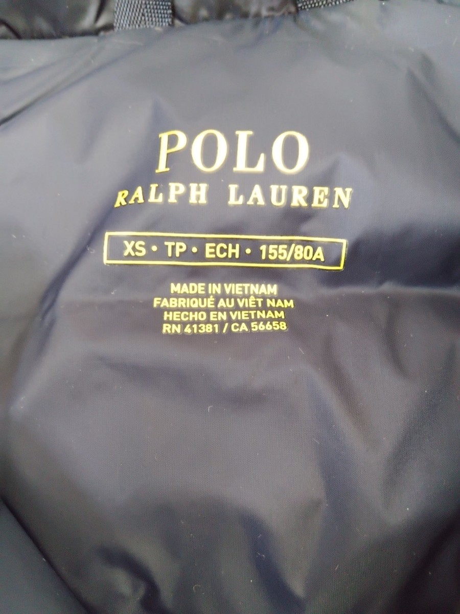 送料込◆美品◆POLO RALPH LAUREN　ダウンベスト　パッカブル　レディース　ブラック　ネイビー　ラルフローレン　アウター_画像3