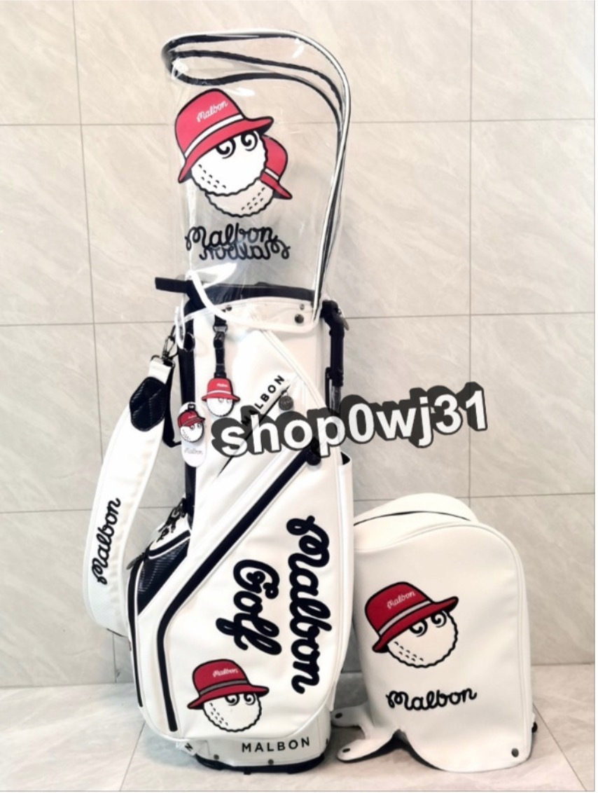 人気ブランド キャディバッグ マルボンゴルフ malbon golf スタンド