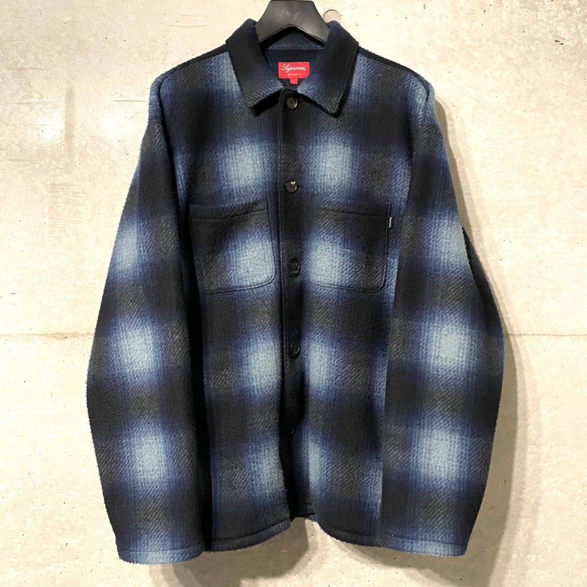 おすすめネット Supreme Shadow Shirt Fleece Plaid Lサイズ