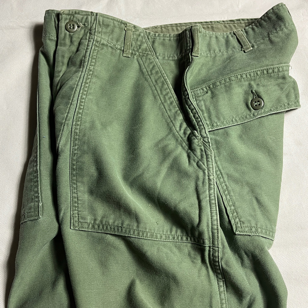  great popularity! 60\'s U.S.ARMY OG107 OG-107 utility UTILITY PANT pants Army America army Baker BAKER W34 VINTAGE Vintage 