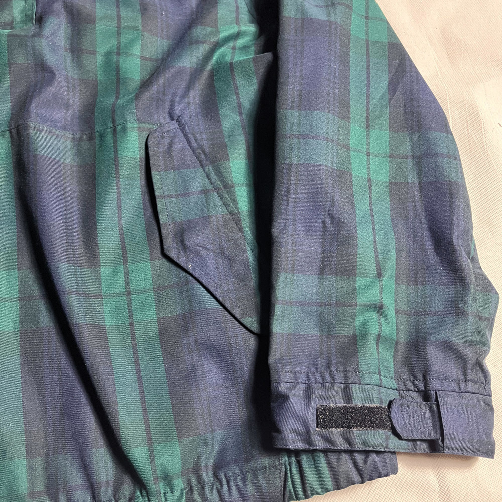 貴重 USA製! 90's POLO SPORT プレイドチェック アノラック ポロスポーツ PLAID CHECK ANORAK RALPH LAUREN ラルフローレン アメリカ レア_画像8