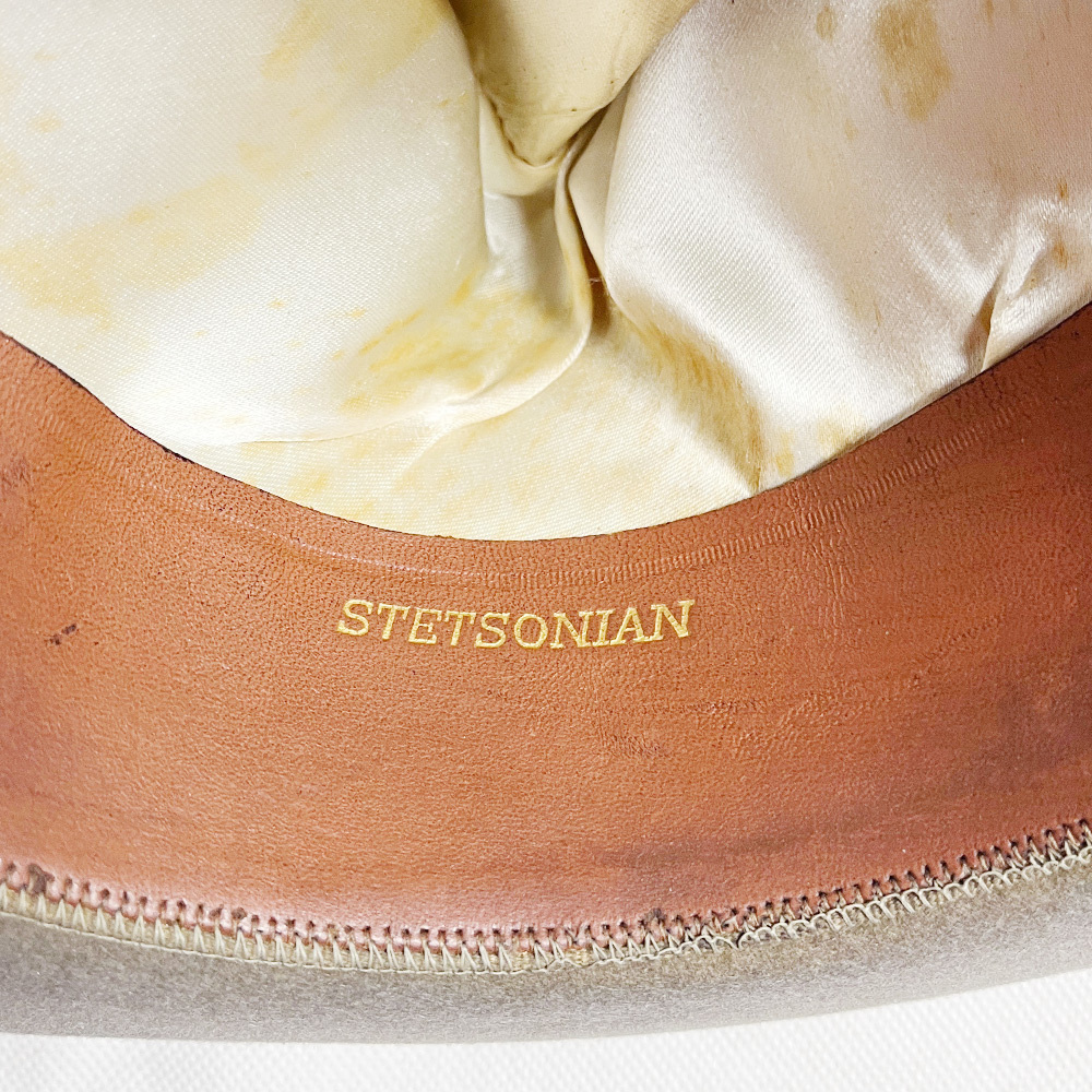 超レア! 40's STETSON 58CM ステットソニアン STETSONIAN ステットソン USA VINTAGE HAT ヴィンテージ ハット WHIPPET ウィペット レア 着_画像9