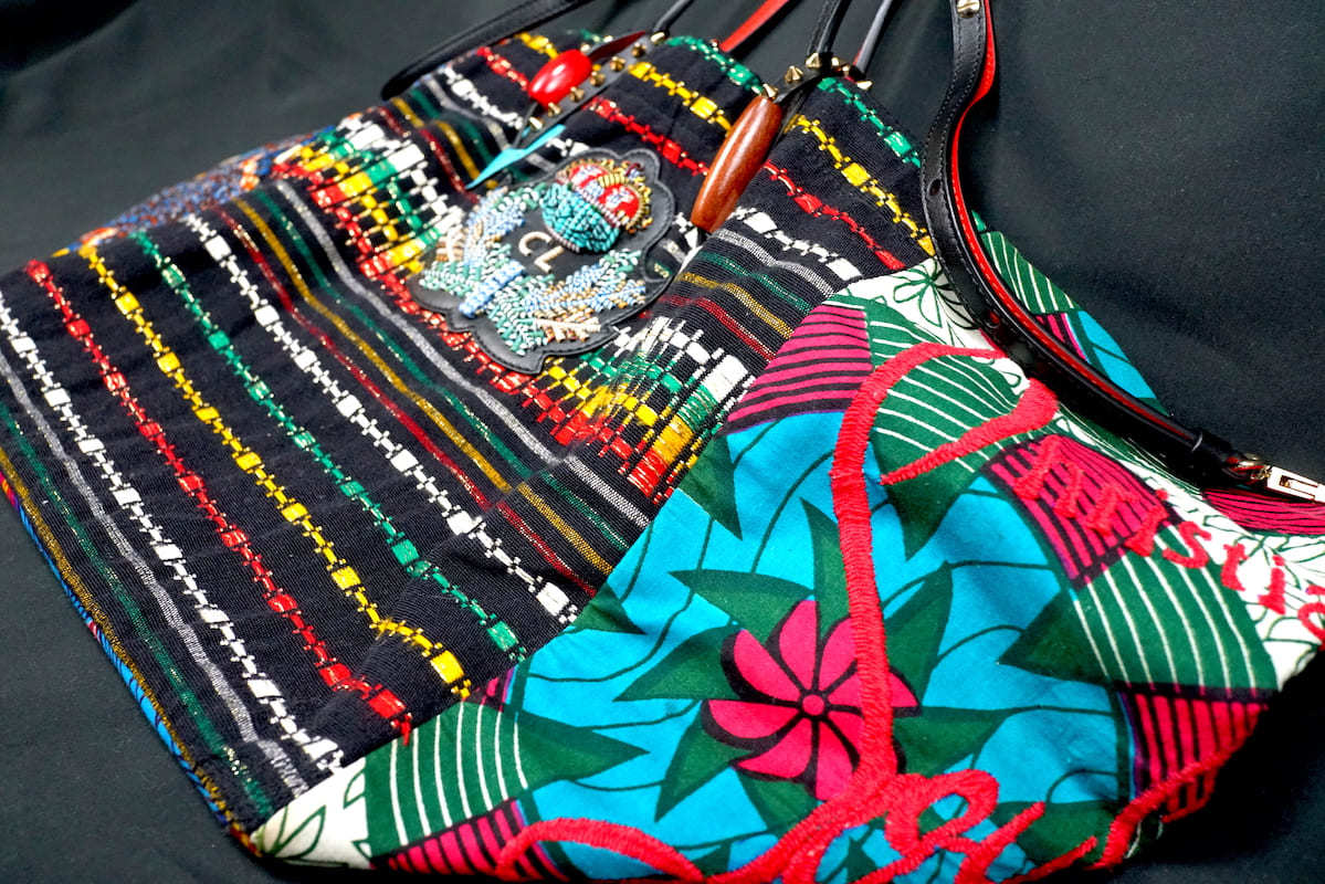  used Christian Louboutin Africaba Tote Christian Louboutin Africa ba charity 2Way tote bag 