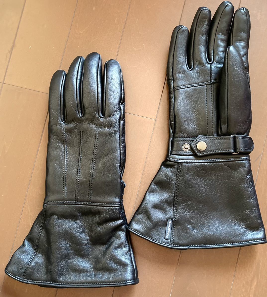 カドヤ ガントレットレザーグローブ Mサイズ K's LEATHER_画像2