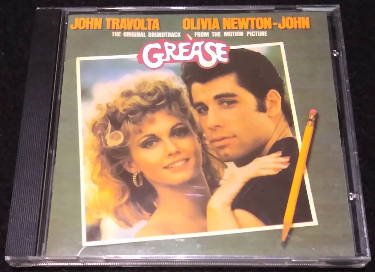 グリース　サントラCD★GREASE　SOUNDTRACK　Frankie Valli　オリビア・ニュートン・ジョン・トラボルタ_画像1