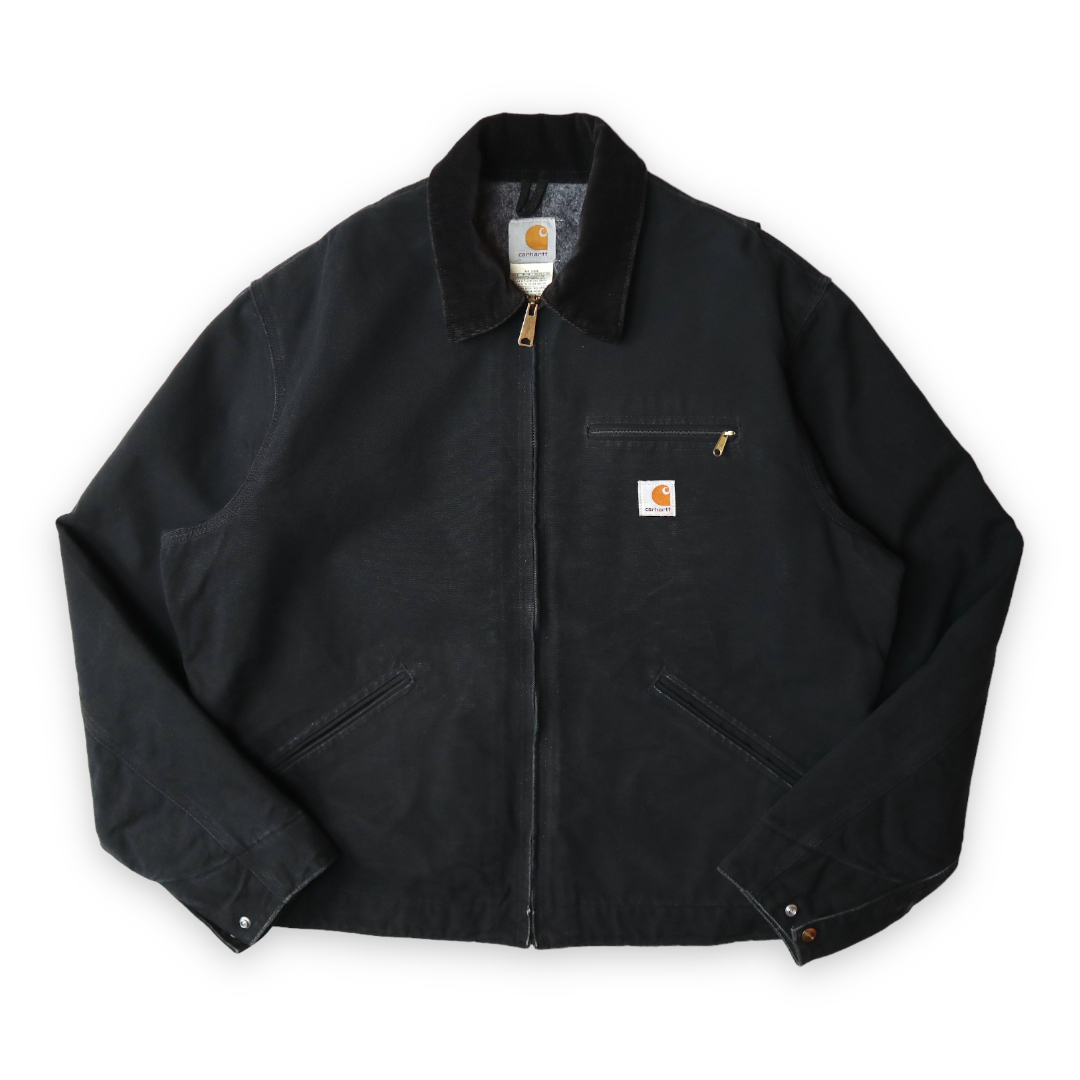 超新作】 デトロイトジャケット Carhartt ブラック アメリカ USA製 90s