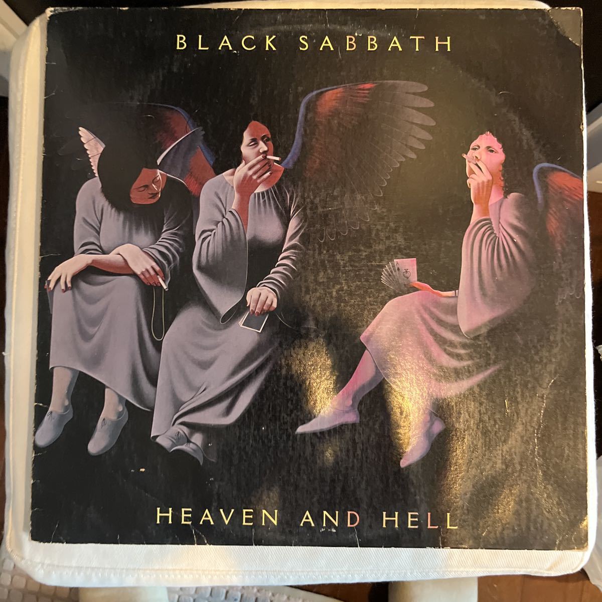 1980年作品 BLACK SABBATH 送料無料　HEAVEN AND HELL ヴィンテージ盤　オールド盤　お値打ち盤　綺麗傑作盤　インタレスティング送料無料_画像1