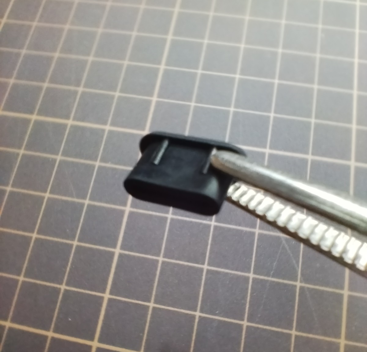 USB コネクタカバー タイプC メス用 20個 シリコン製 ブラックの画像3