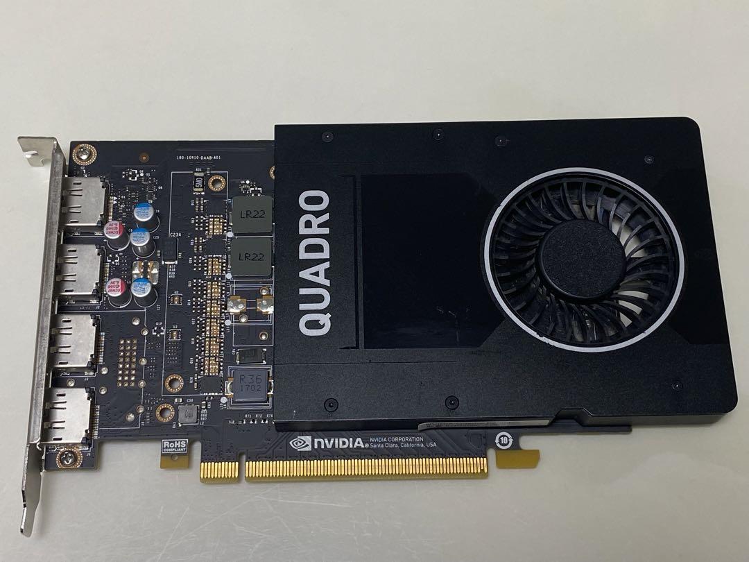 格安 Quadro NVIDIA 動作確認済み ☆中古品 P2000 グラフィックカード