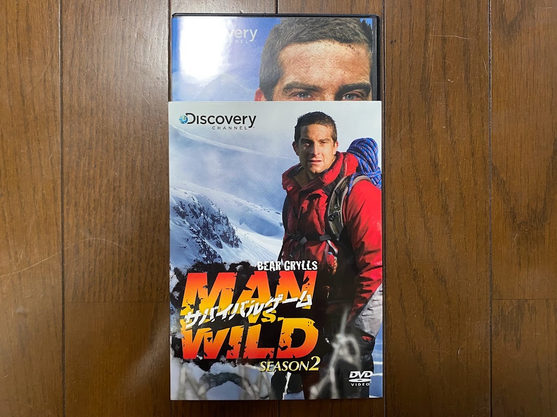 Discovery CHANNEL／ディスカバリーチャンネルDVD／サバイバルゲーム「MAN WILD」ベア・グリルス／シーズン２全12話ディスク４枚組_画像1