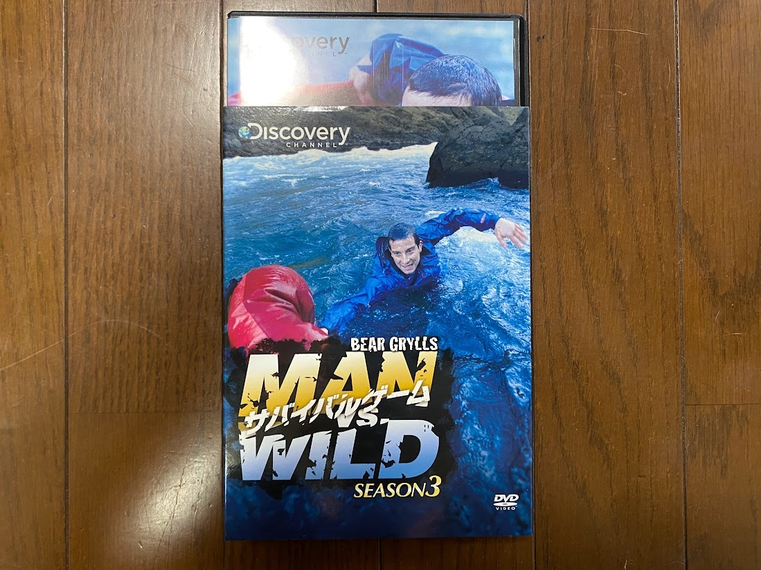 Discovery CHANNEL／ディスカバリーチャンネルDVD／サバイバルゲーム「MAN WILD」ベア・グリルス／シーズン３全10話ディスク４枚組　_画像1