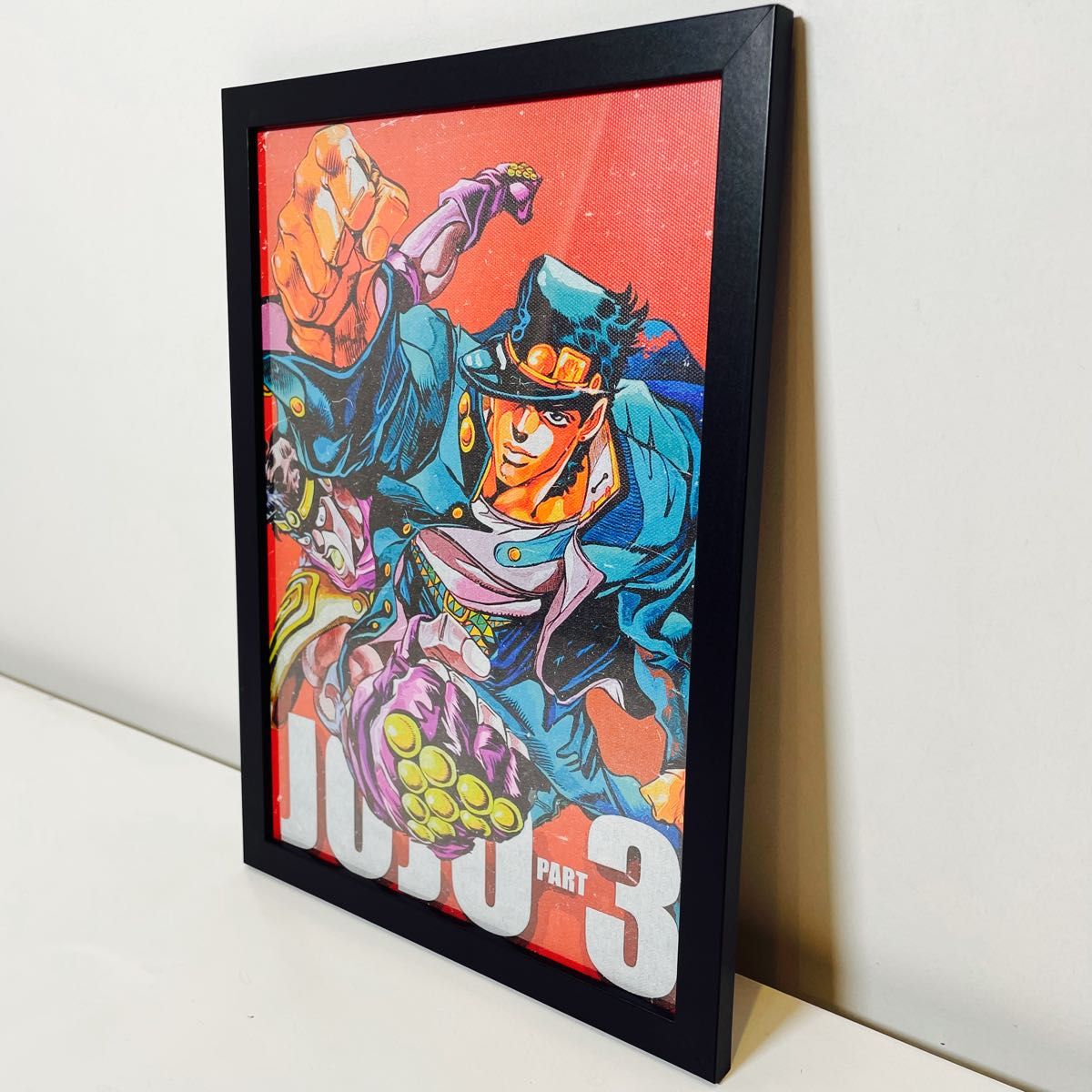 額付きポスター】JOJO ジョジョの奇妙な冒険 第3部 空条承太郎② 額付きポスター】JOJO ジョジョの奇妙な冒険 第3部 空条承太郎②