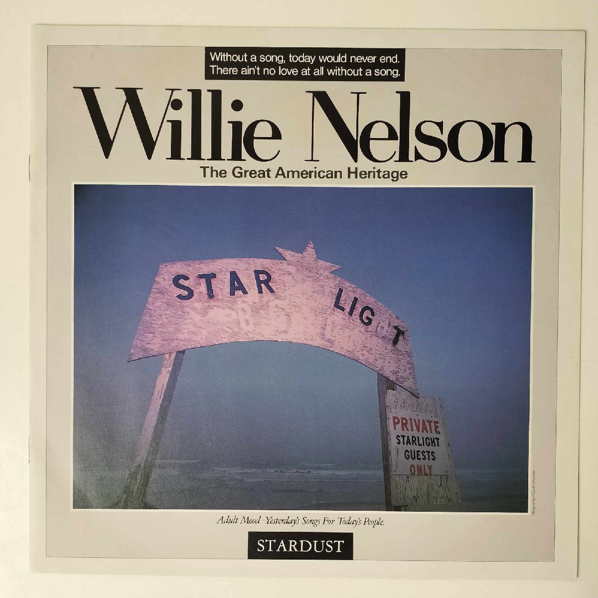 34150★美盤【日本盤】 Willie Nelson / Stardust_画像3