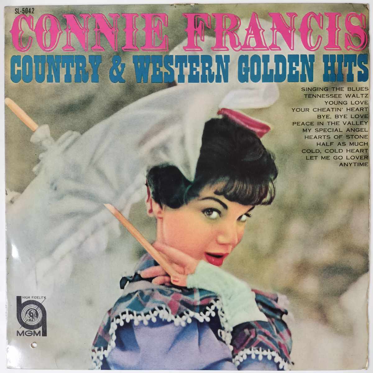 34776 Connie Francis / CONNIE FRANCIS COUNTRY AND WESTERN GOLDEN HITS_画像1