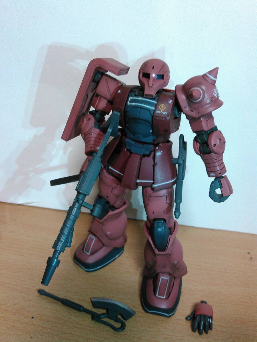 HGUC 1/144 Gundam ji* Origin car a exclusive use The kⅠ painting final product car a figure gun pra Junk element collection HG red . star THE origin