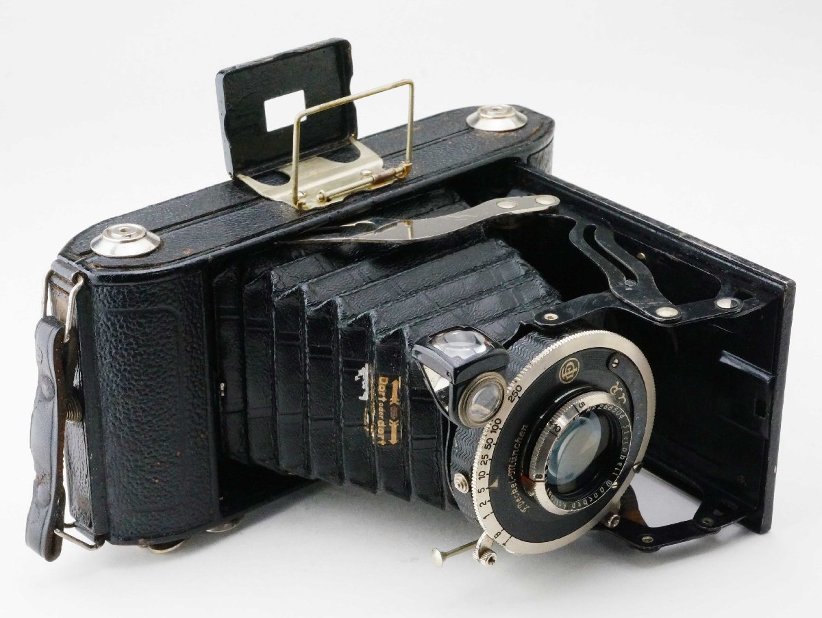 F. Deckel - Munchen / Steinheil Munchen 105cm F4.5 6x9 フォールディングカメラ!!ドイツ製 アンティーク 蛇腹カメラ 0706_画像6
