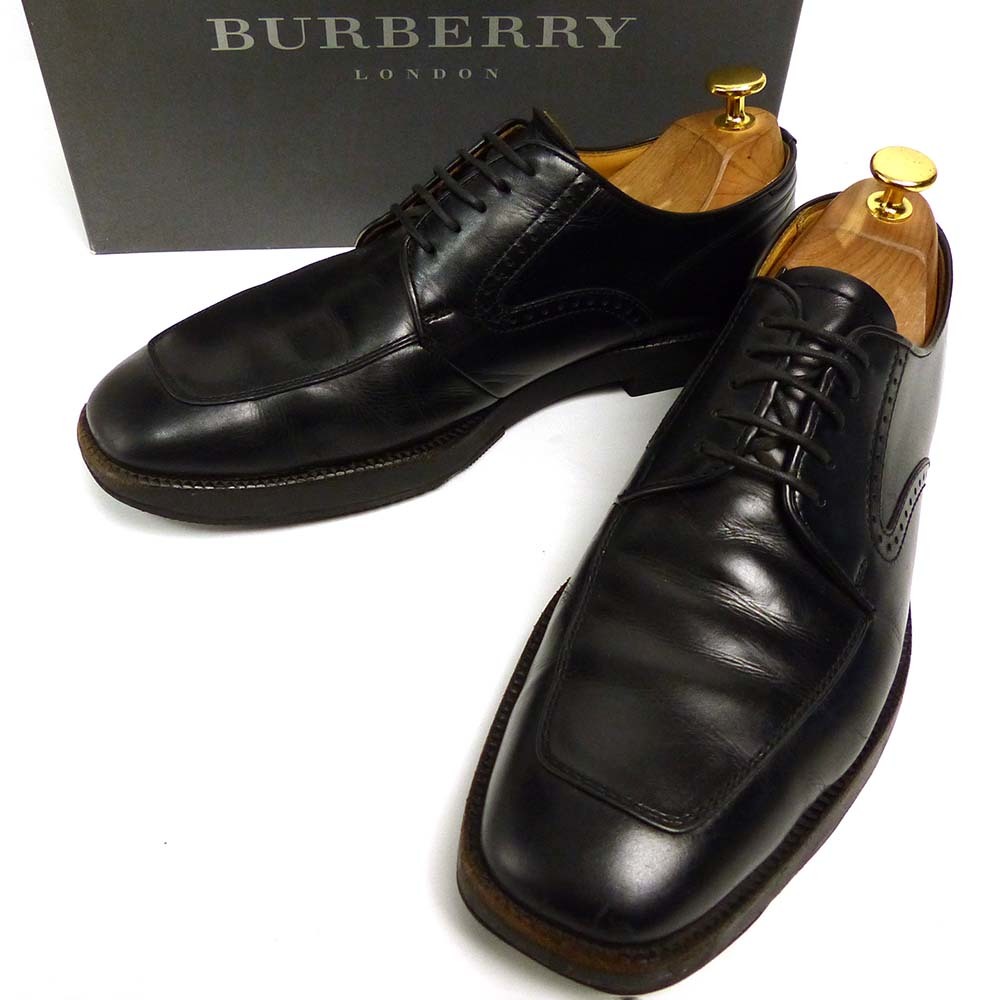 Burberry lomdon / バーバリー プレーントゥシューズ 25 1/2(25.5cm相当)(メンズ・箱付き)【中古】10i-1-033_画像1