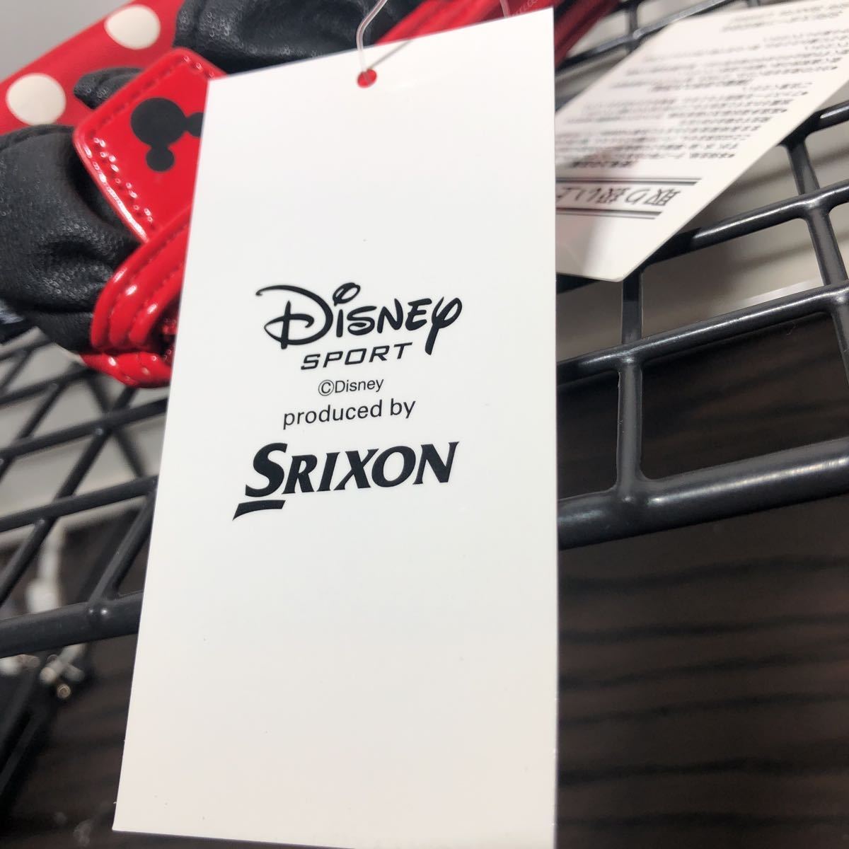 DisneySPORT by SRIXON ディズニースポーツ　ミニーマウス柄　スリクソン　ボールポーチ ボールケース　レッド　GGFB3005_画像9