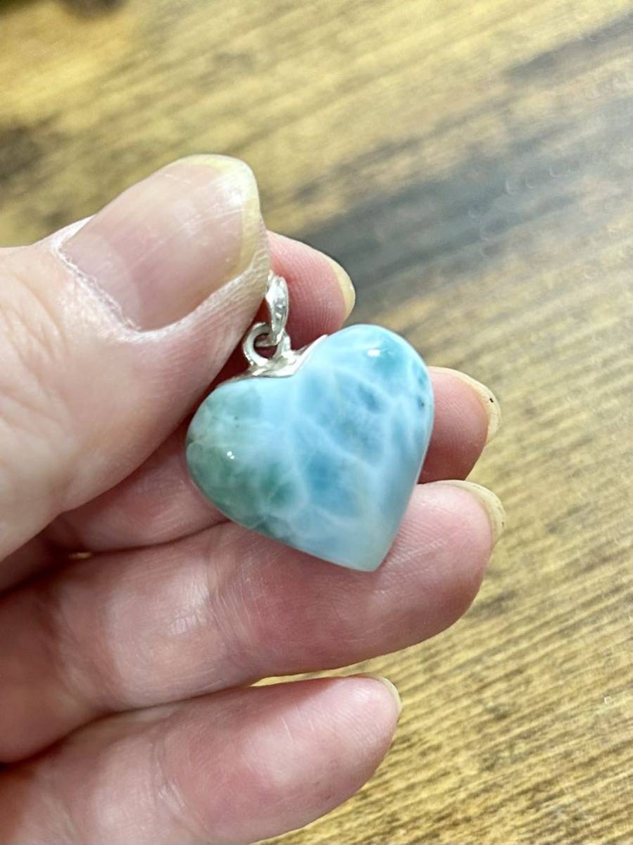 # высокое качество шт .. голубой оттенок зеленого lalima- подвеска с цепью Heart do Minica производство натуральный камень *..:***5800-3800