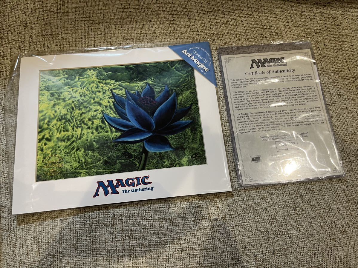 MTG アートプリント Black Lotus ブラックロータス 複製原画