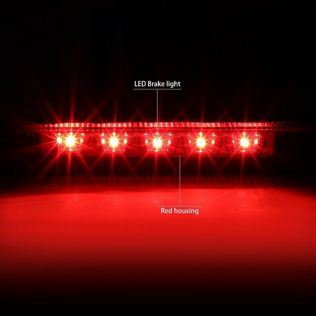 【NEW/レッド/クリスタル】2011-2015y フォード エクスプローラー LED ハイマウント ストップ ランプ ライト リア バック テール_画像9